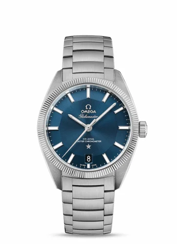 Omega Globemaster Stainless Steel / Blue / Bracelet 130.30.39.21.03.001 (13030392103001)